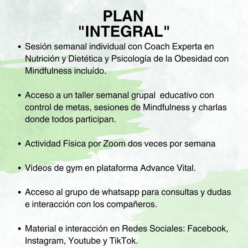 PLAN INTEGRAL- ADVANCE VITAL